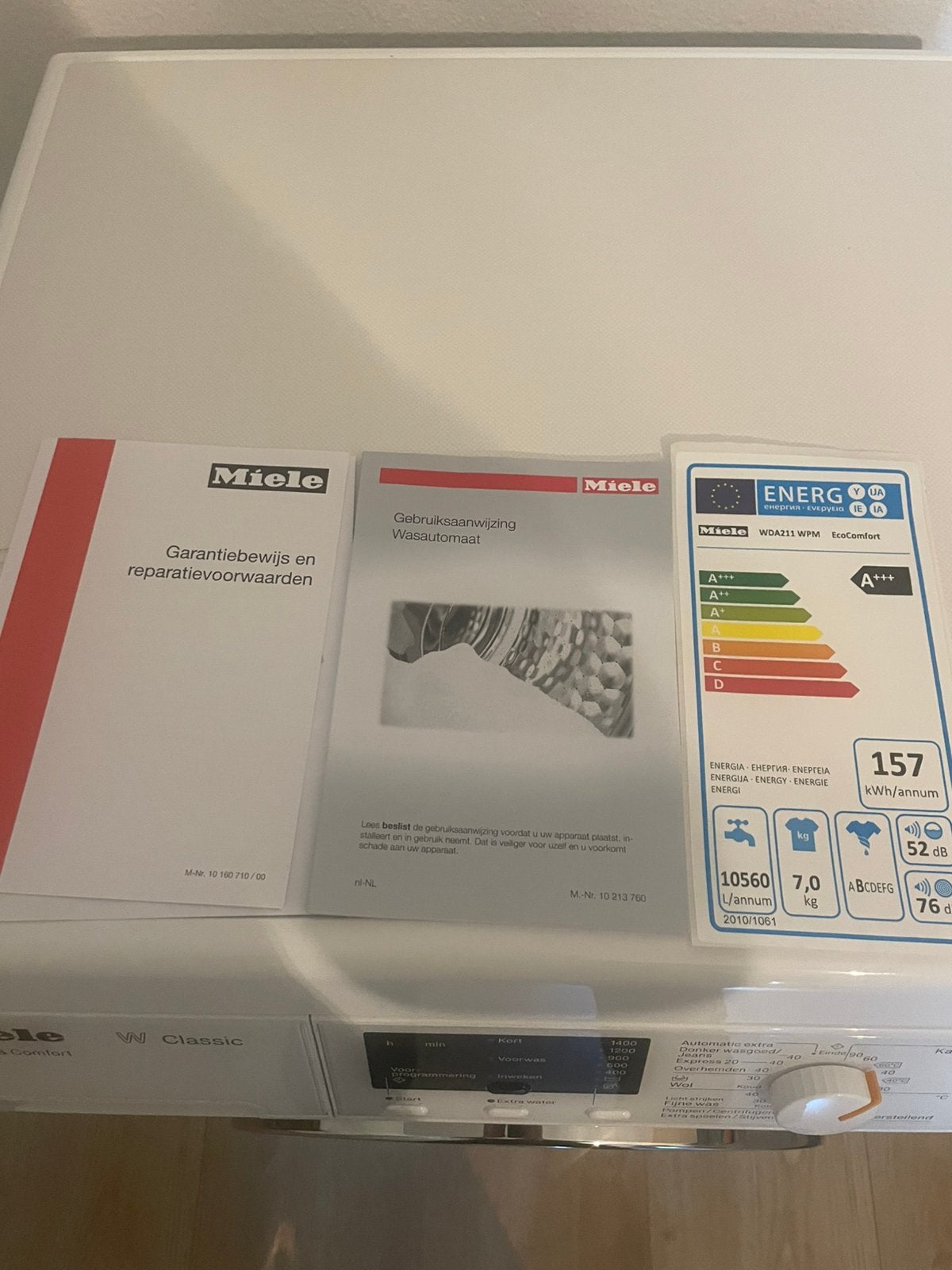 Miele W Classic EcoPlus & Comfort Wasmachine, Witgoed en Apparatuur, Wasmachines, Gebruikt, Ophalen of Verzenden, 85 tot 90 cm