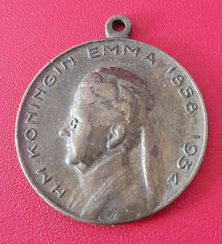 penning Koningin Emma 1858-1934, Ophalen of Verzenden, Overige materialen, Nederland