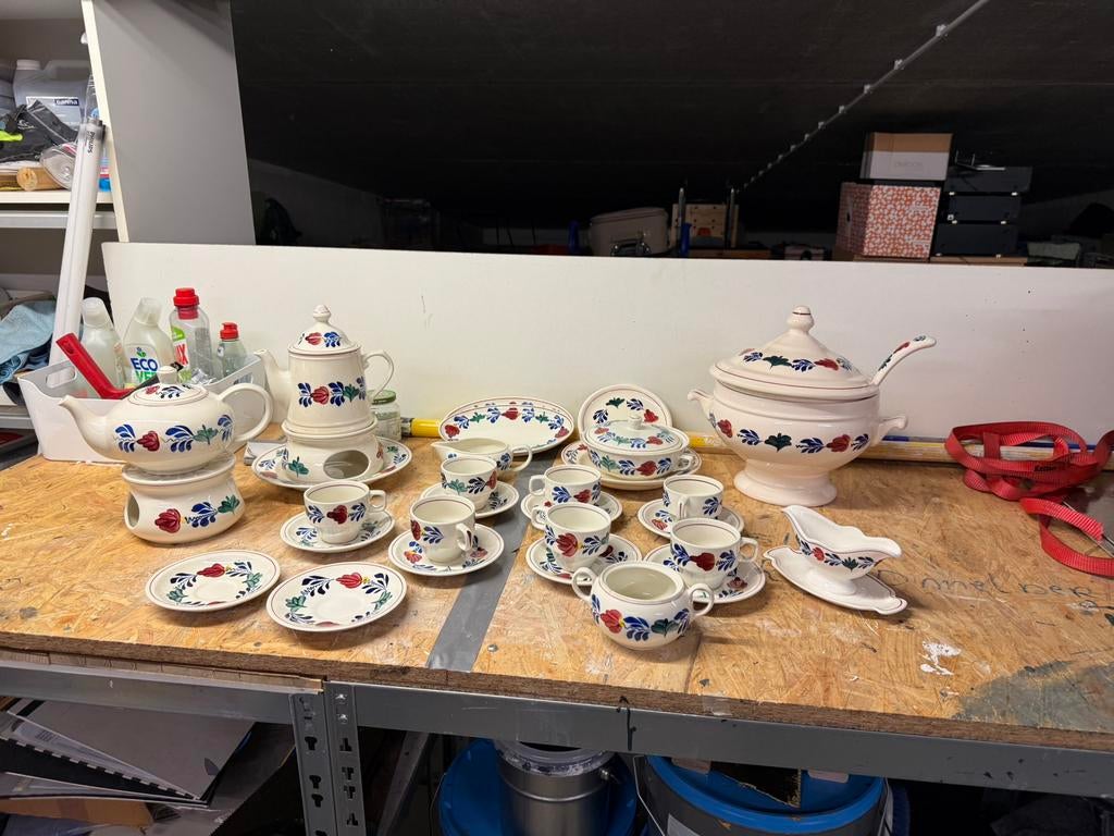 Boerenbont servies, Antiek en Kunst, Ophalen of Verzenden