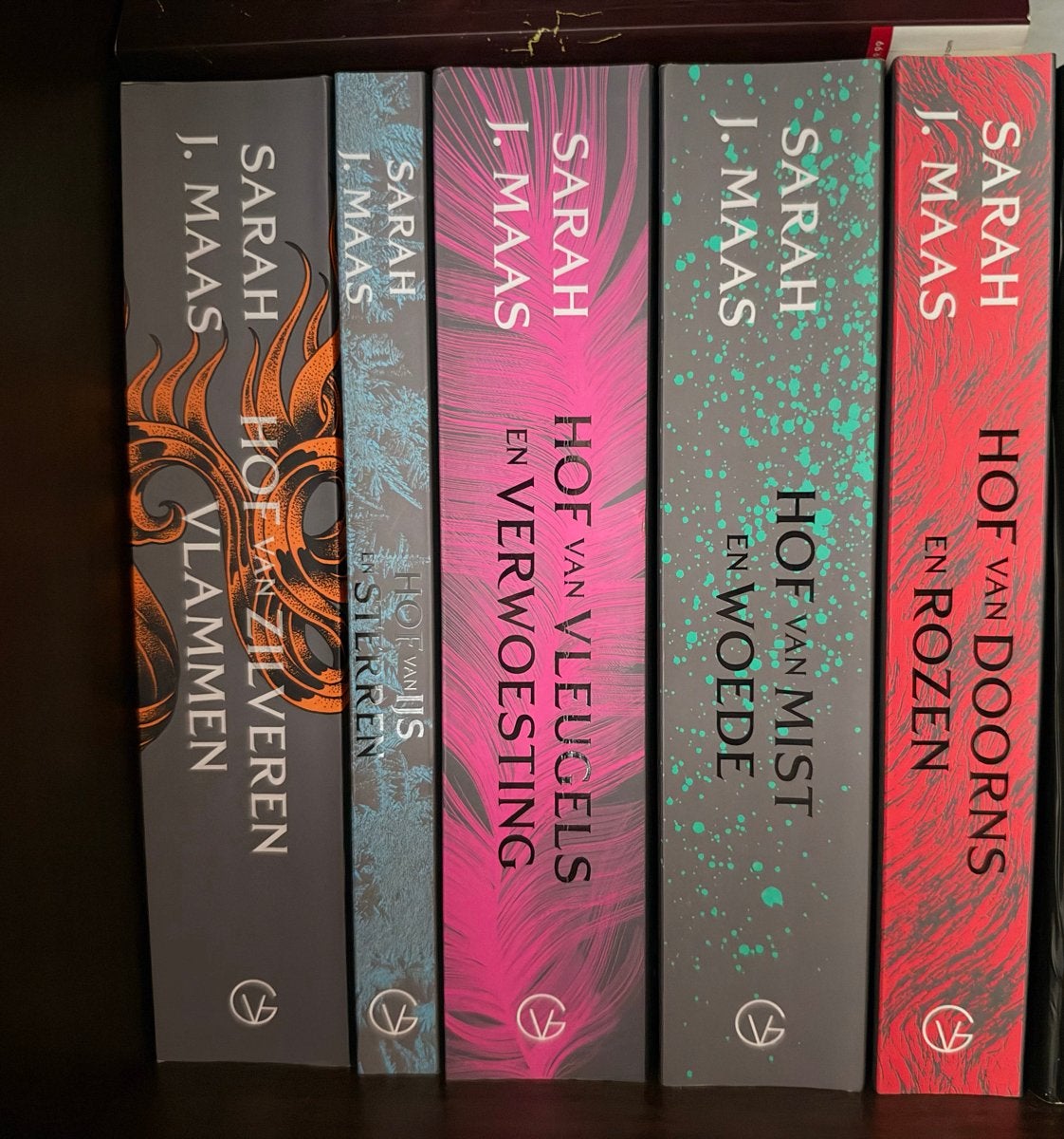 Hof van Doorns en Rozen serie (nederlands/5 boeken), Boeken, Ophalen of Verzenden, Gelezen