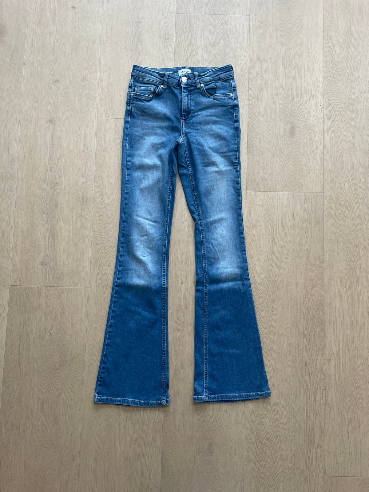 ONLY flared jeans maat S, Ophalen of Verzenden, Gedragen, Blauw, W30 - W32 (confectie 38/40)
