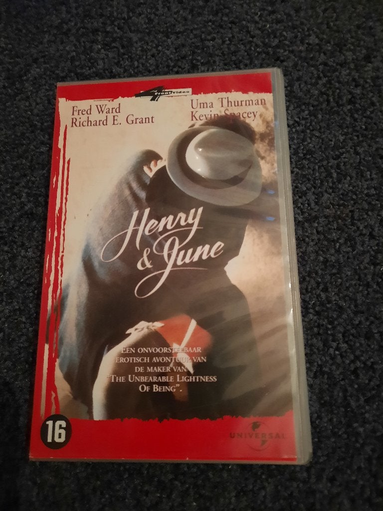 HENRY & JUNE! Speelfilm Op VIDEO!, Verzenden, Alle leeftijden, Overige genres, Zo goed als nieuw