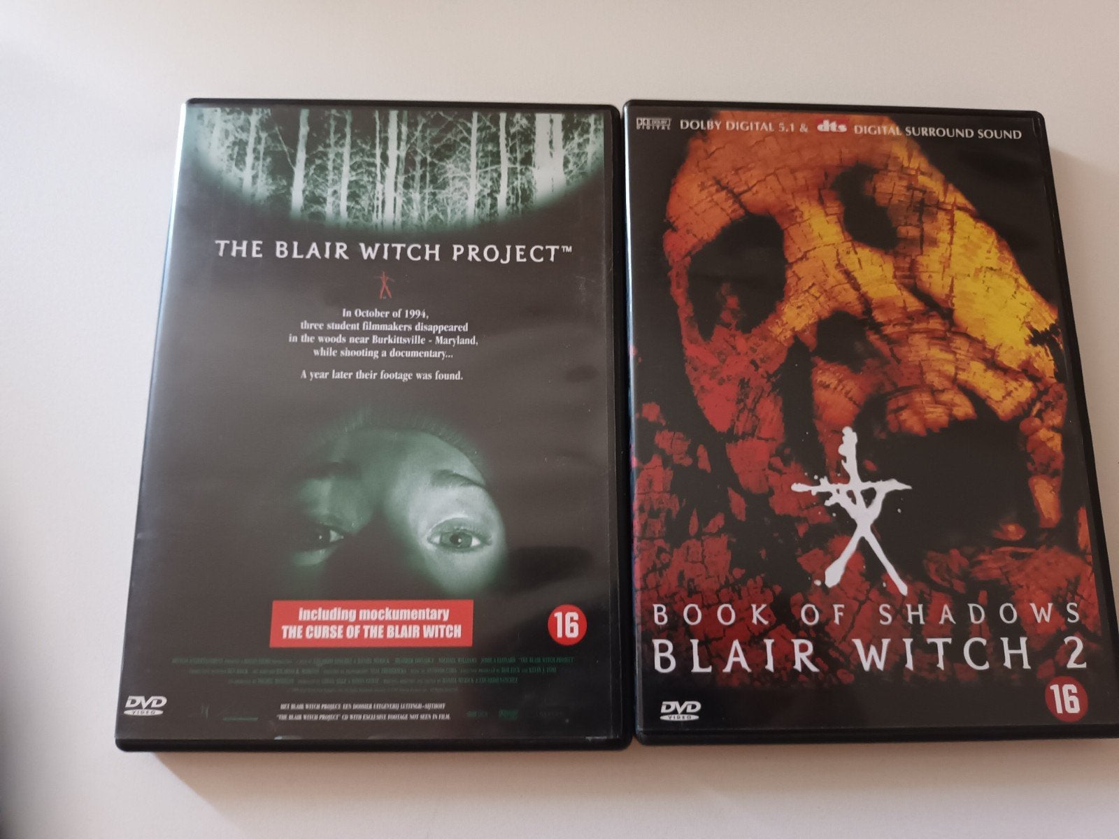 dvd The Blair Witch Project 1 en 2, Verzenden