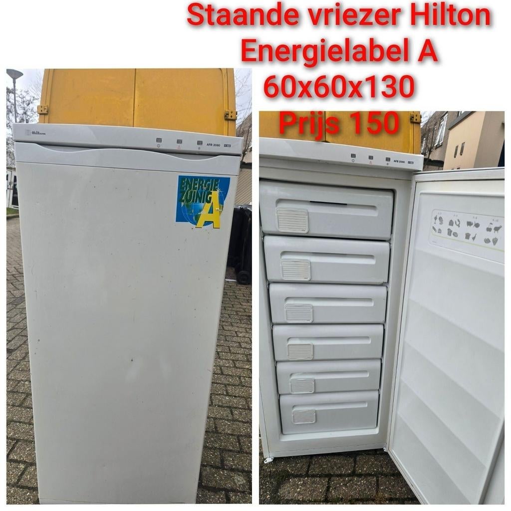 Staande vriezers en diepvrieskist, Witgoed en Apparatuur, Ophalen, Minder dan 60 cm