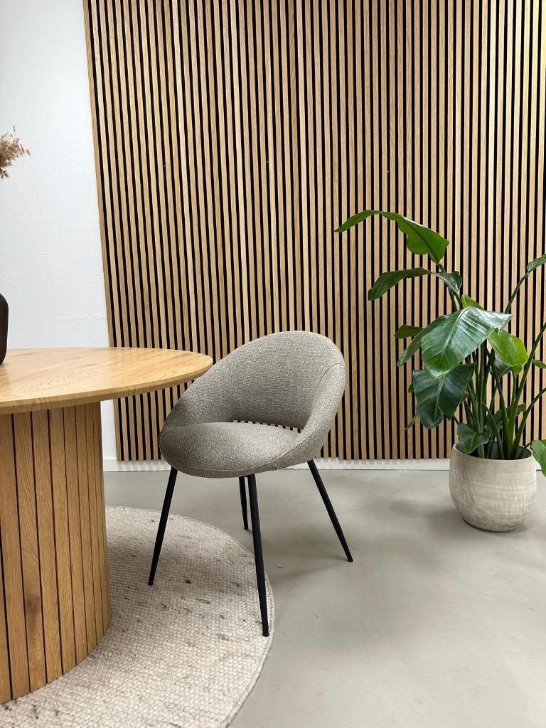 Kick Job eetkamerstoel Grijs - set van 6 - Nieuw in doos, Huis en Inrichting, Stoelen, Kick, Nieuw, Ophalen of Verzenden, Kick
