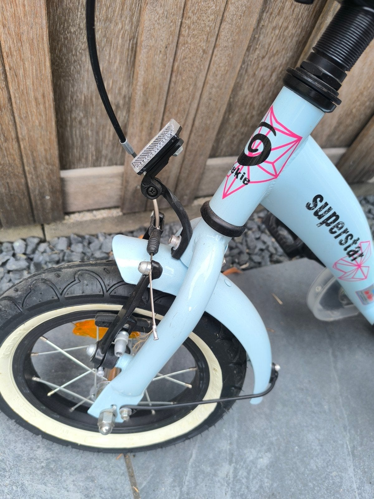 Lookie kinderfiets 12.5 inch wielen, zo goed als nieuw, Ophalen, Zijwieltjes, Loekie, Minder dan 16 inch