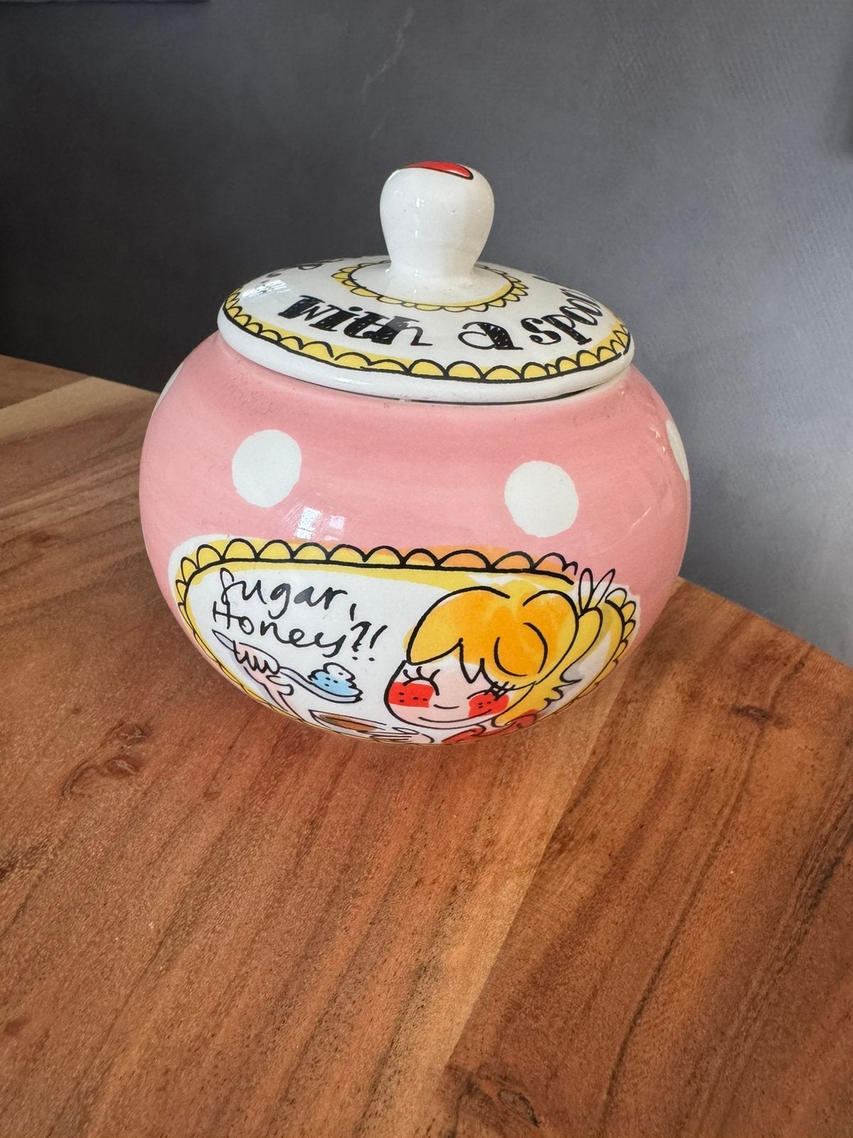 Blond Amsterdam suikerpot, Ophalen of Verzenden, Zo goed als nieuw, Aardewerk, Overige typen