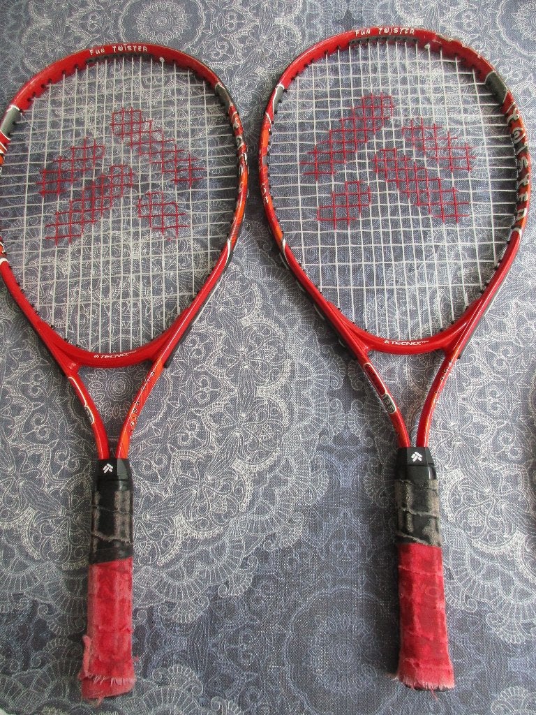 2 gebruikte tennisrackets Fun Twister 135 - Tecno pro - 10,=, Overige merken, Gebruikt, L00, Ophalen of Verzenden