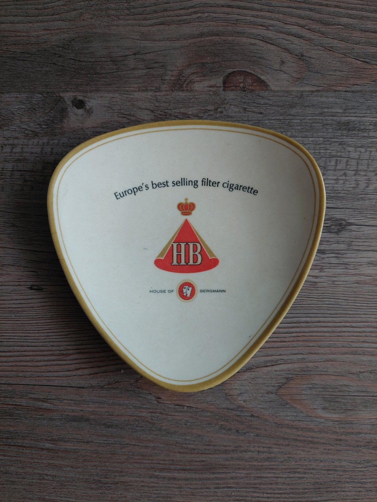 Vintage HB Sigaretten Asbak - Reclame Asbakje, Antiek en Kunst, Ophalen of Verzenden
