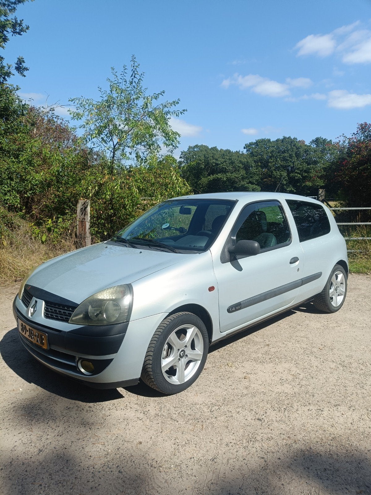 Renault Clio 1.4 16V RT 3DR 2002 Grijs, Voorwielaandrijving, 15 km/l, 40 €/maand, 1200 kg