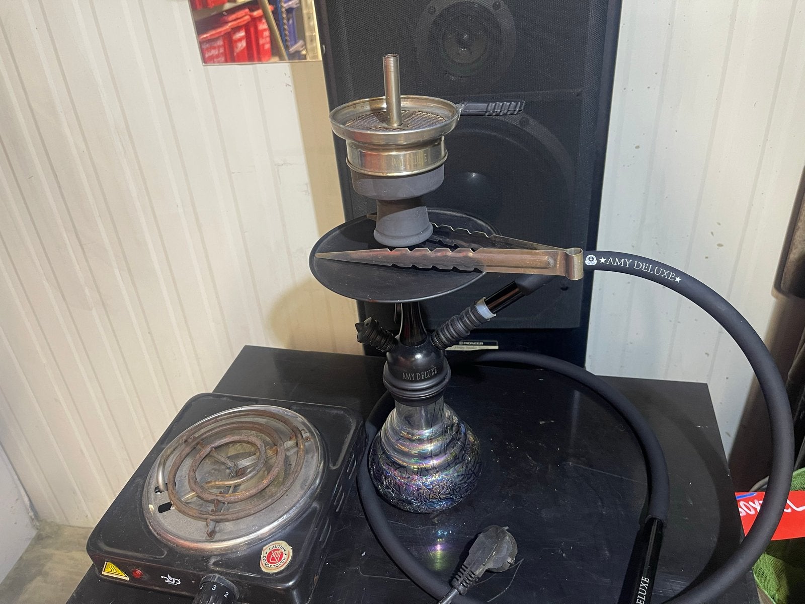 Shisha waterpijp met hete plaat en extra kooltjes, Ophalen of Verzenden