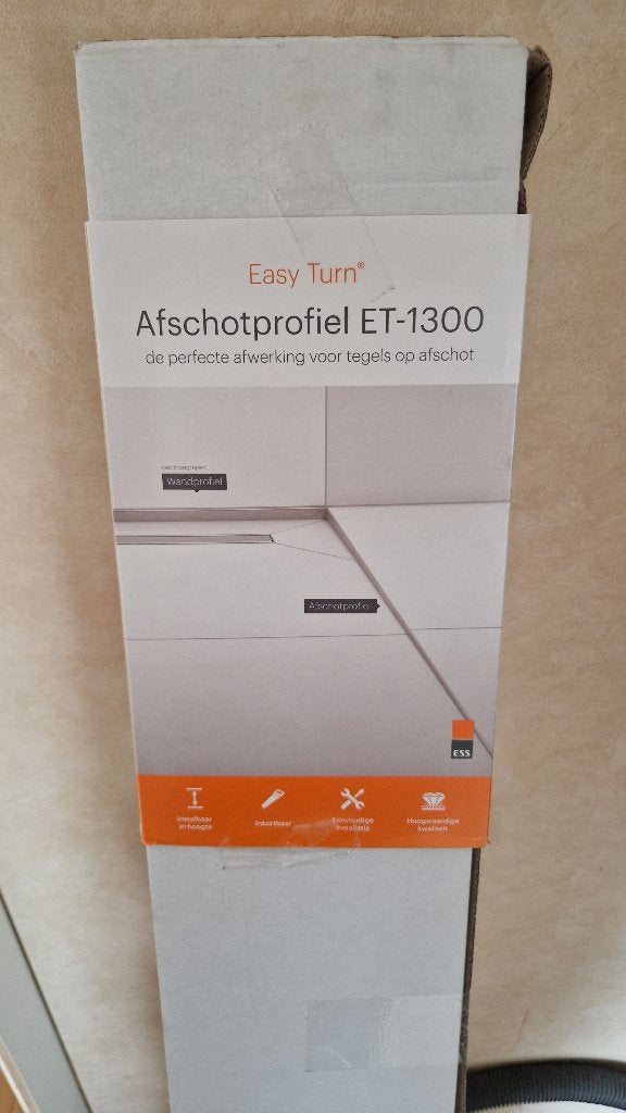 Easy Turn Afschotprofiel ET-1300, Ophalen of Verzenden, Nieuw, Rvs, Douche