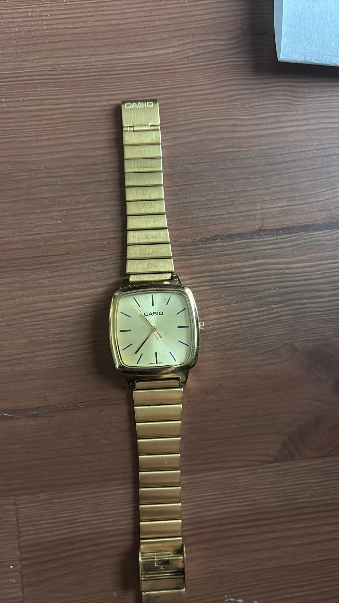Vintage Casio LTP-E117G-9AEF, Overige merken, Staal, Gebruikt, Polshorloge
