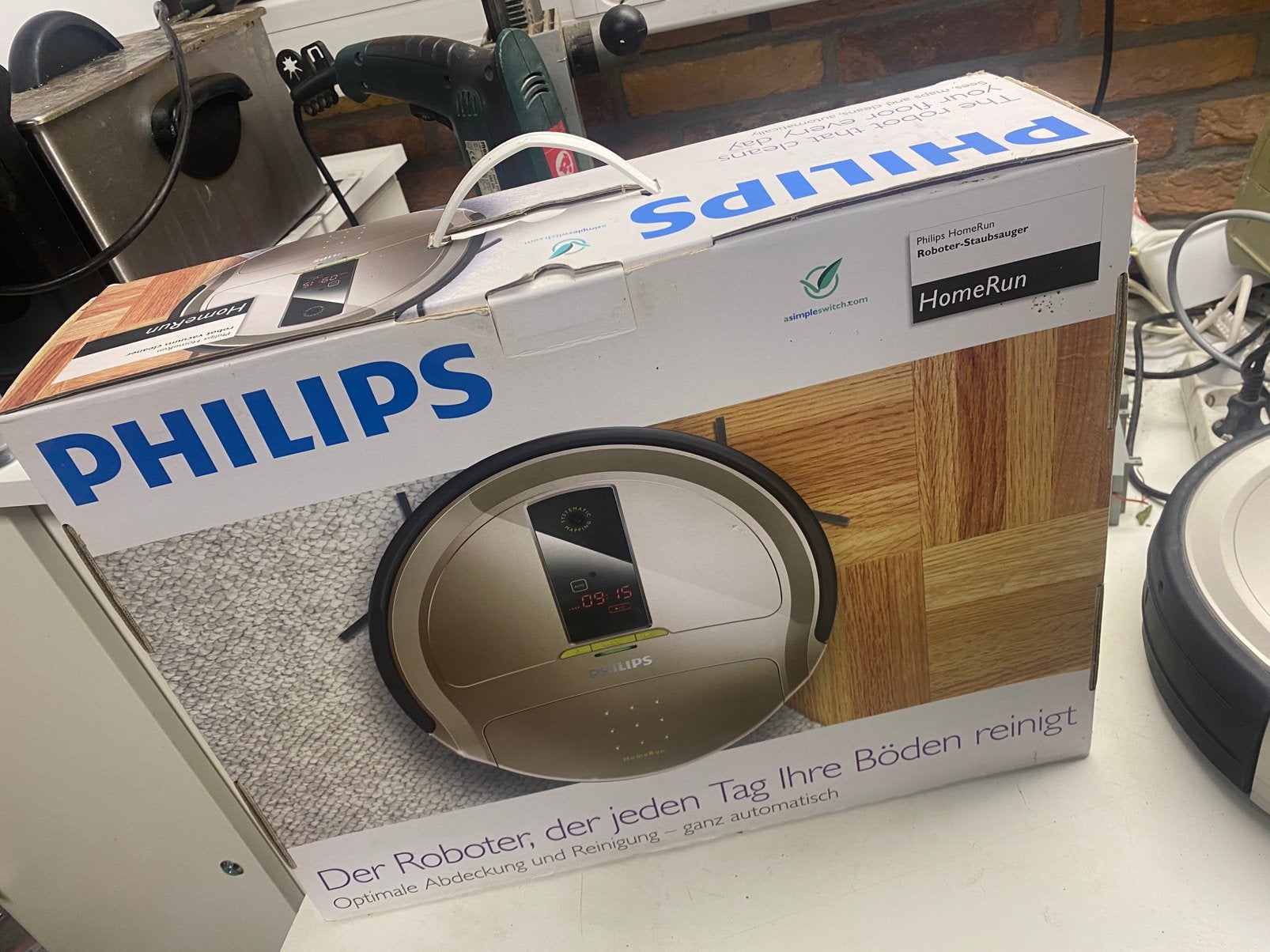 Robotstofzuiger DEFECT, Ophalen, Philips, Oplaadstation, Robotstofzuiger