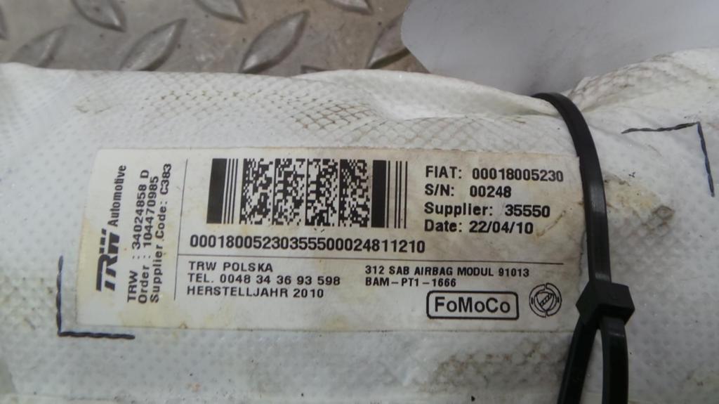 FORD KA AIRBAG LINKS 2010, Ophalen of Verzenden, Gebruikt, ARN erkend