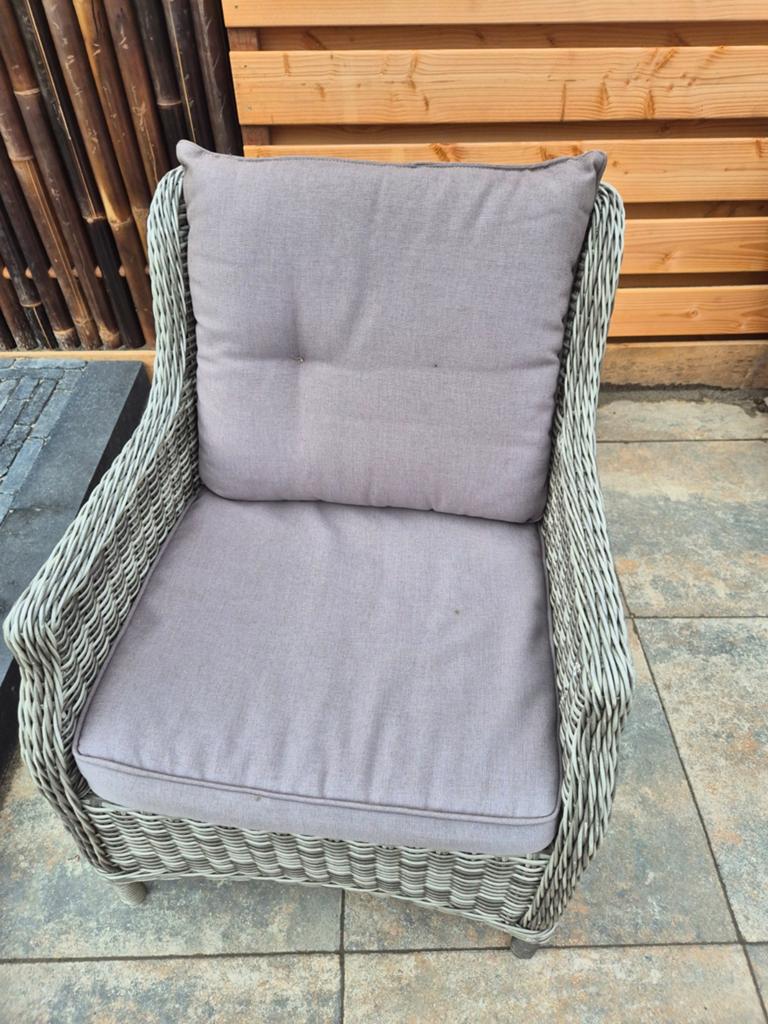 Tuinstoel wicker, Tuin en Terras, Tuinsets en Loungesets, Ophalen, Gebruikt, Wicker