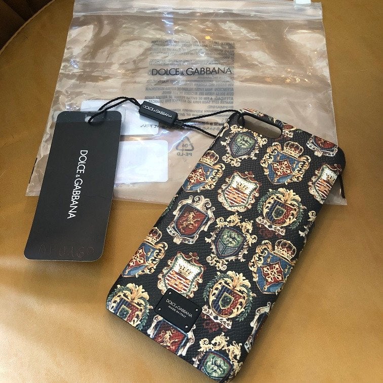 NIEUW Dolce Gabbana lederen telefoon hoesje Iphone 7+ 8 plus, Dolce&Gabbana, IPhone 8 Plus, Nieuw, Hoesje of Tasje