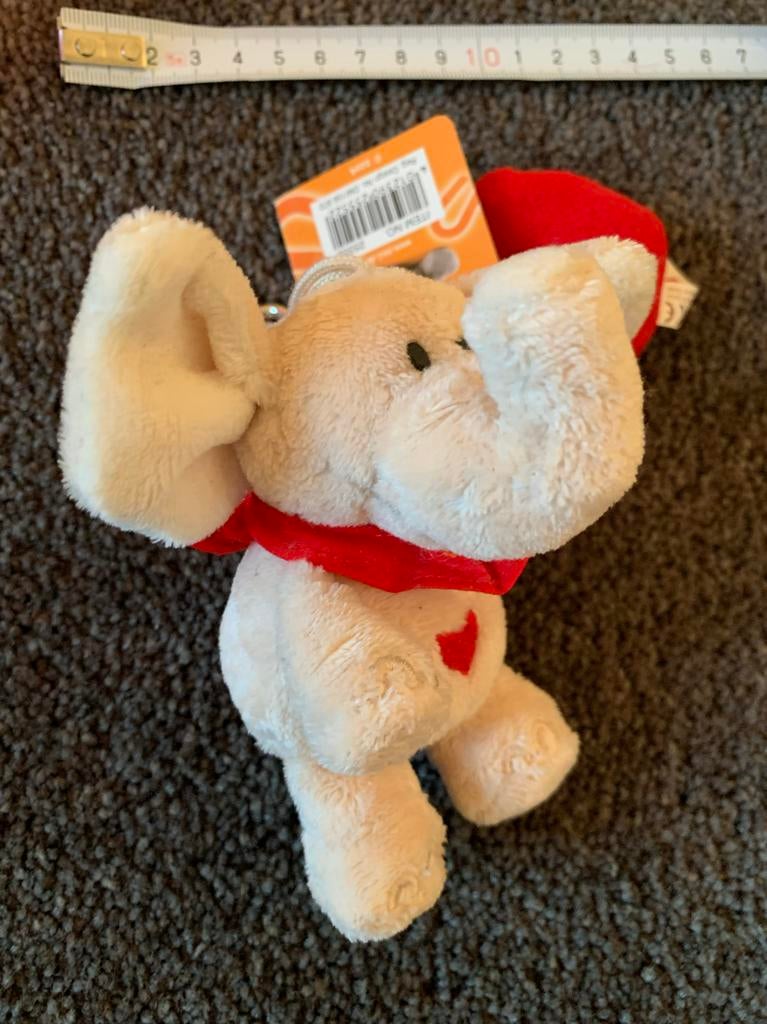 Nici Max & Milly olifant sleutelhanger met magneet hartje, Ophalen of Verzenden, Nieuw, Overige typen