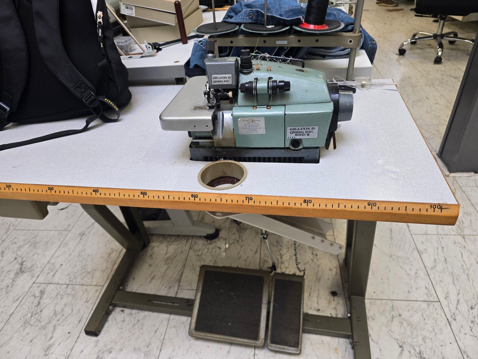 Willcox & Gibbs Lockmachine 500/III - Werkt goed, Overige merken, Gebruikt, Ophalen of Verzenden, Lockmachine