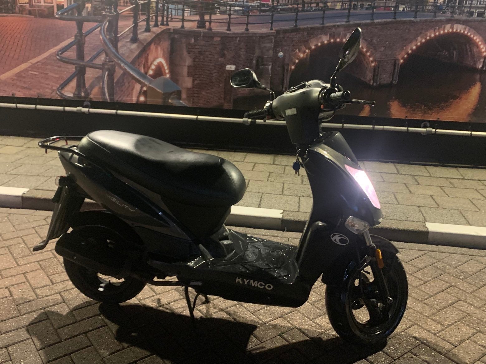 Kymco agility 50, Fietsen en Brommers, Scooters | Kymco, Ophalen, Zo goed als nieuw, Benzine, Agility