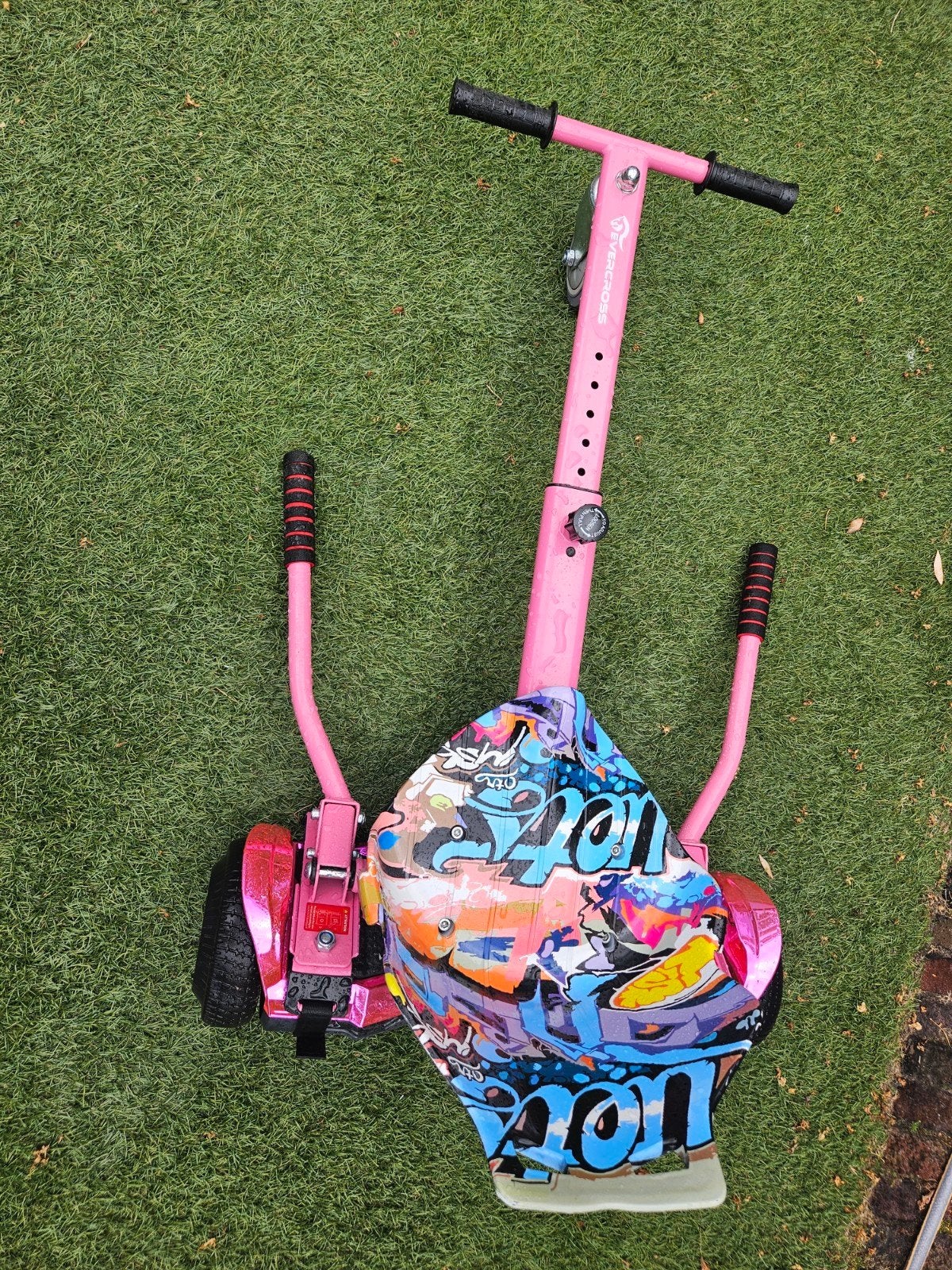 Roze Hoverboard Kart met verstelbaar frame, Kinderen en Baby's, Speelgoed | Buiten | Voertuigen en Loopfietsen, Ophalen, Gebruikt