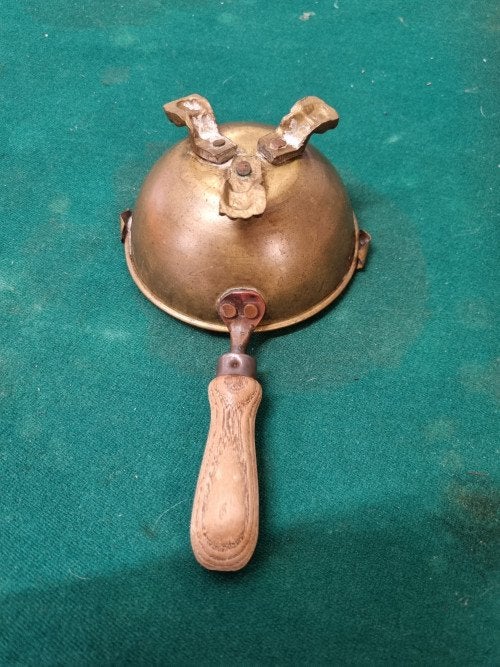 asbak messing hout vintage, Verzamelen, Ophalen of Verzenden, 'T Olde Gre-j, Info@toldegrej.nl, Endepoelstraat 20f Didam