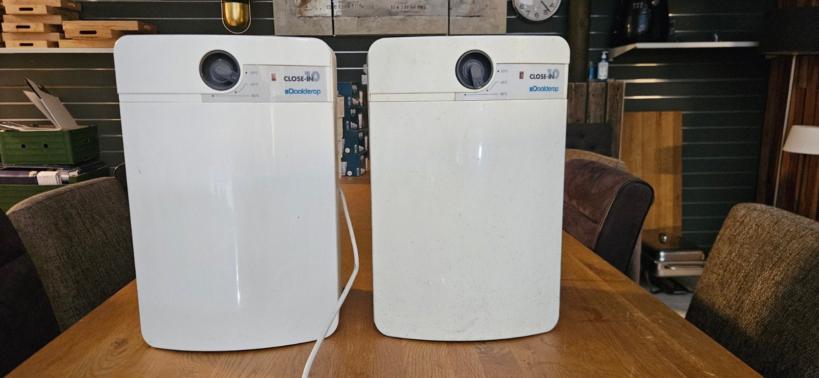 2 Daalderop close in boilers 10 ltr, Doe-het-zelf en Verbouw, Geisers en Boilers, Minder dan 20 liter, Ophalen of Verzenden, Boiler