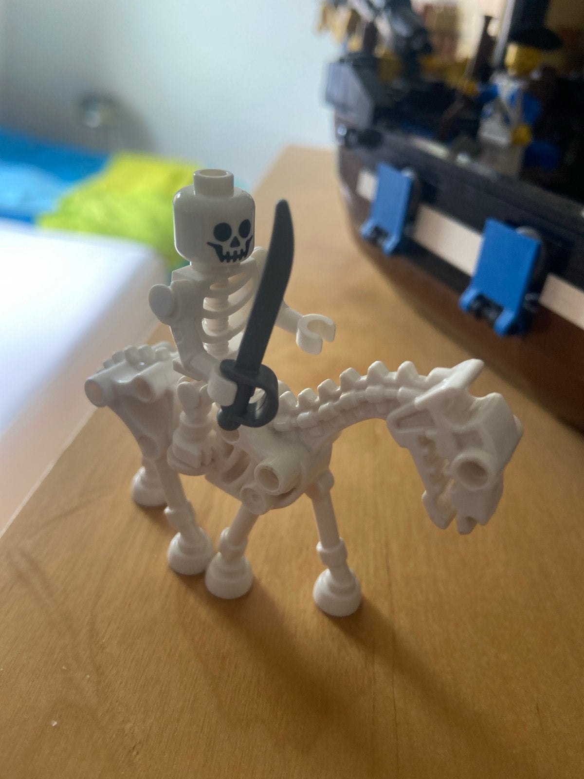 Lego skelet op paard met zwaard, Ophalen of Verzenden, Zo goed als nieuw, Overige merken