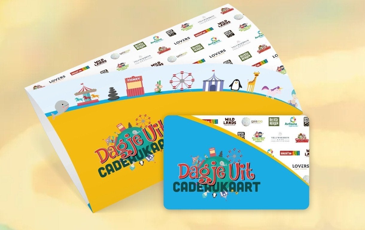 Dagje uit cadeaukaart, Tickets en Kaartjes, Cadeaubon