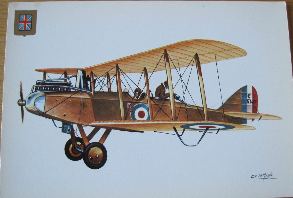 vliegtuig Airco DH9 - 1918 - nieuw, Verzenden, 1980 tot heden, Ongelopen, Overige thema's