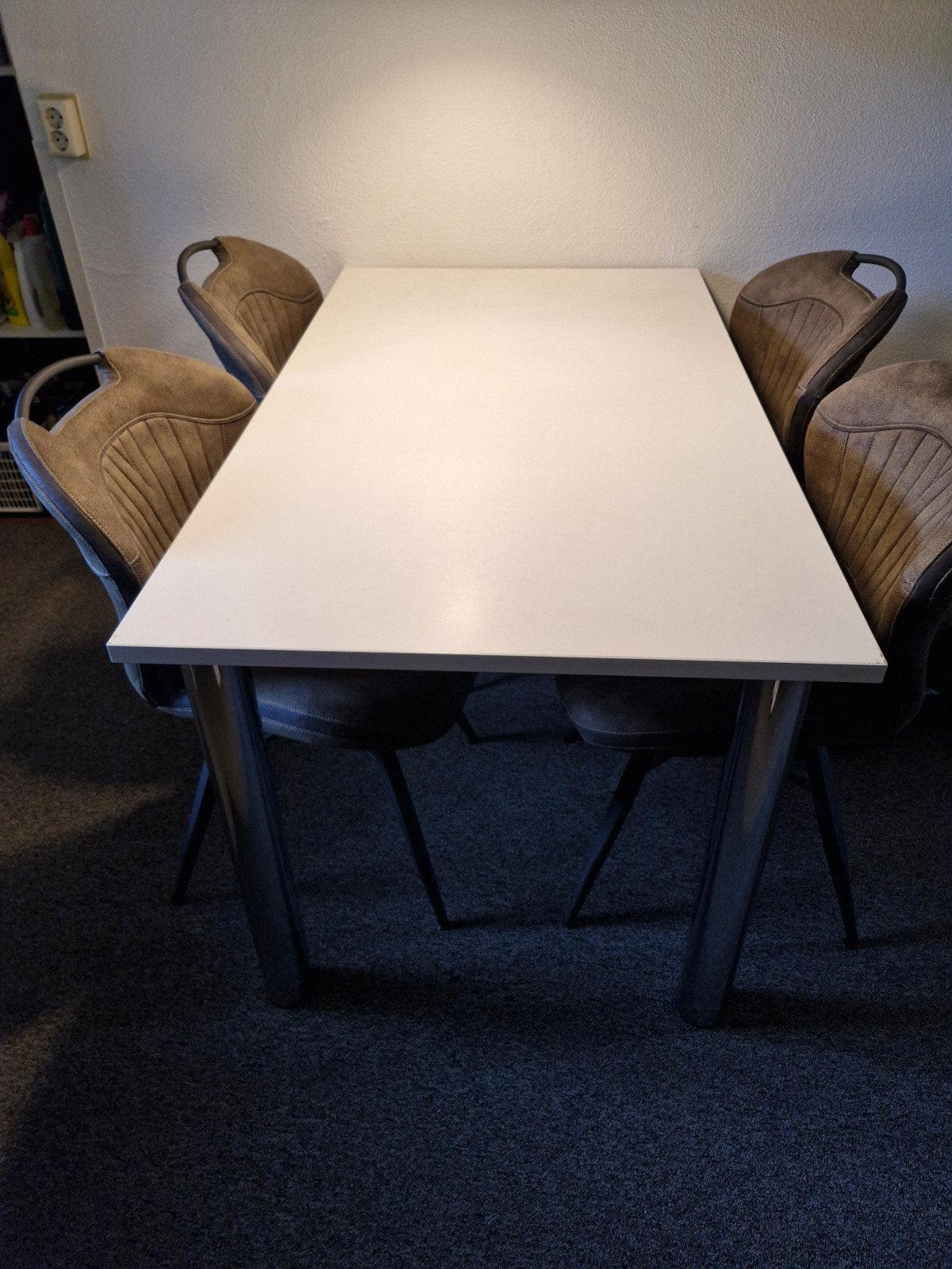 Eet/keukentafel, Huis en Inrichting, Ophalen, Gebruikt, 100 tot 150 cm, 50 tot 100 cm