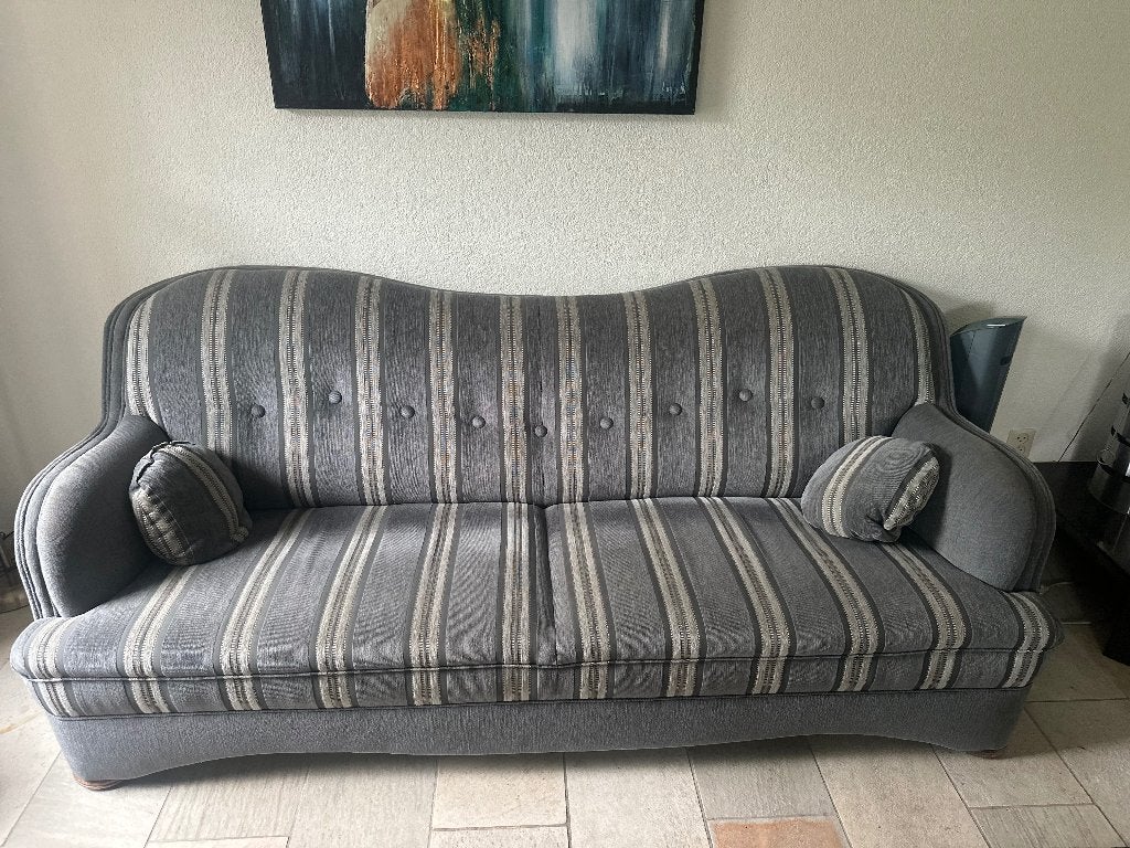 Bank, Huis en Inrichting, Banken | Bankstellen, Ophalen, Gebruikt, Driepersoons, 75 tot 100 cm