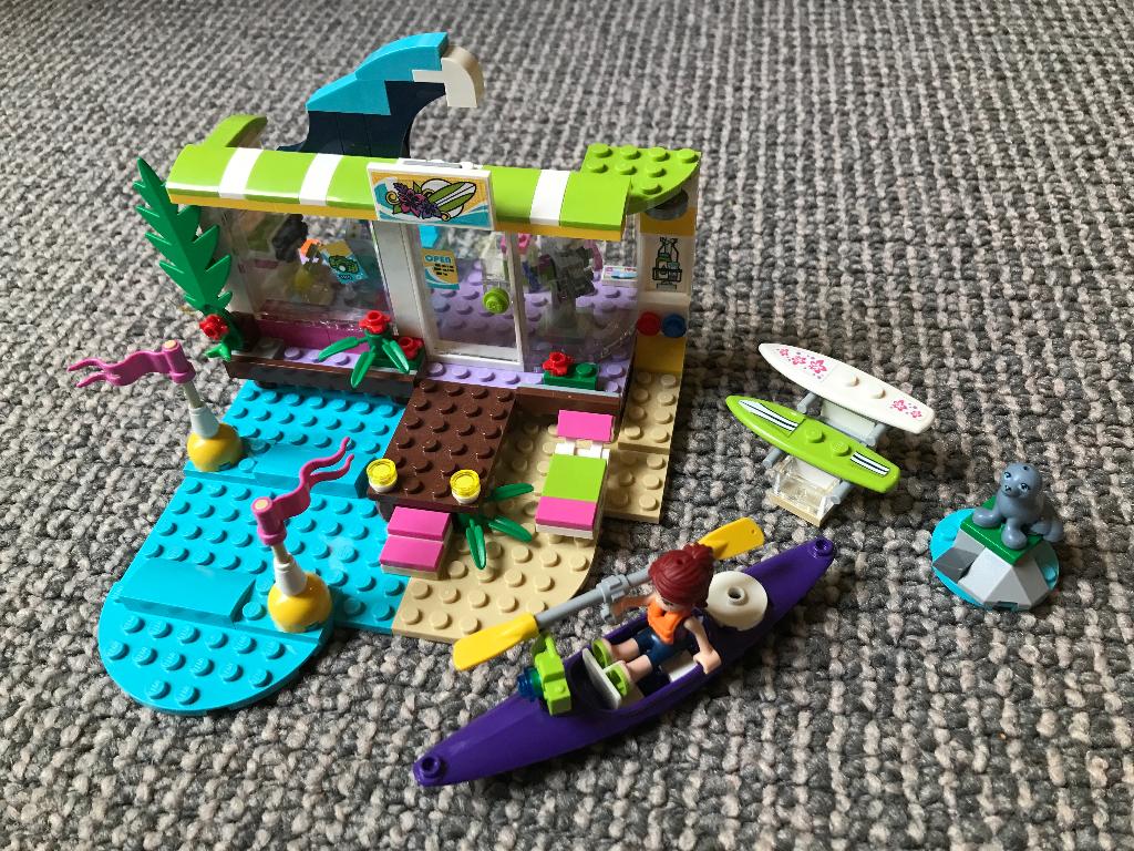 Lego friends 41315 watersport met 30401 glijbaan, Kinderen en Baby's, Speelgoed | Duplo en Lego, Lego, Ophalen of Verzenden, Zo goed als nieuw