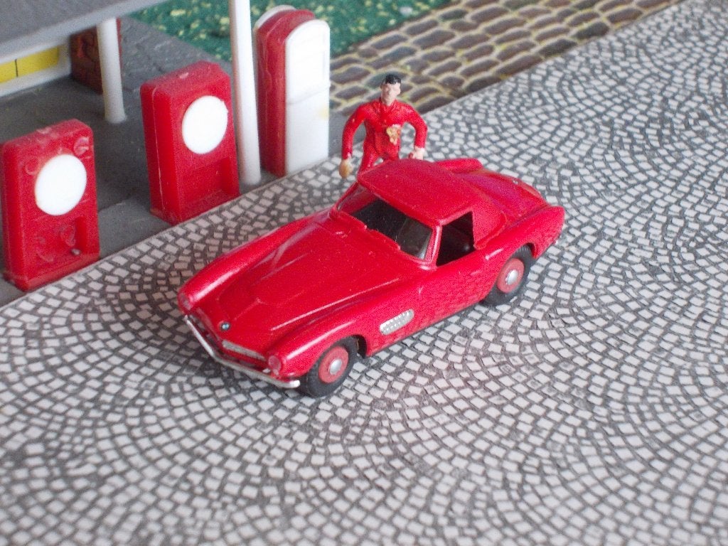 BMW 507 Roadster met soft-top I.M.U. rood NU € 3,35, Ophalen of Verzenden, Nieuw, Auto, Roco