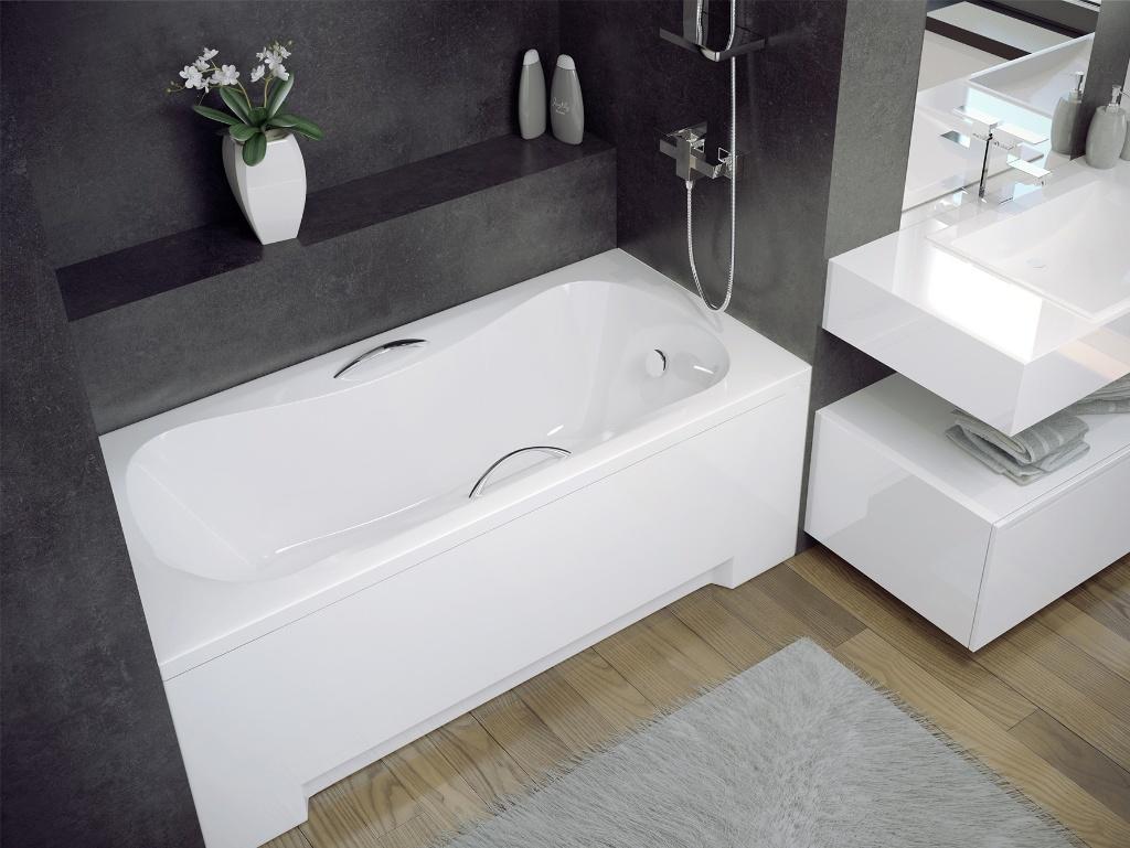 LIGBAD 150x70 cm incl poten, Ophalen, Nieuw, Wit