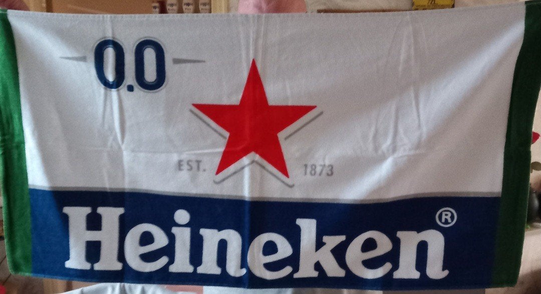 Nieuw: Heineken 0.0 handdoek. 100X50 cm., Ophalen, Nieuw