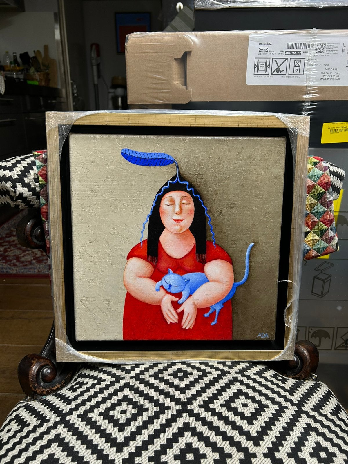 Ada Breedveld schilderij, Antiek en Kunst, Ophalen of Verzenden