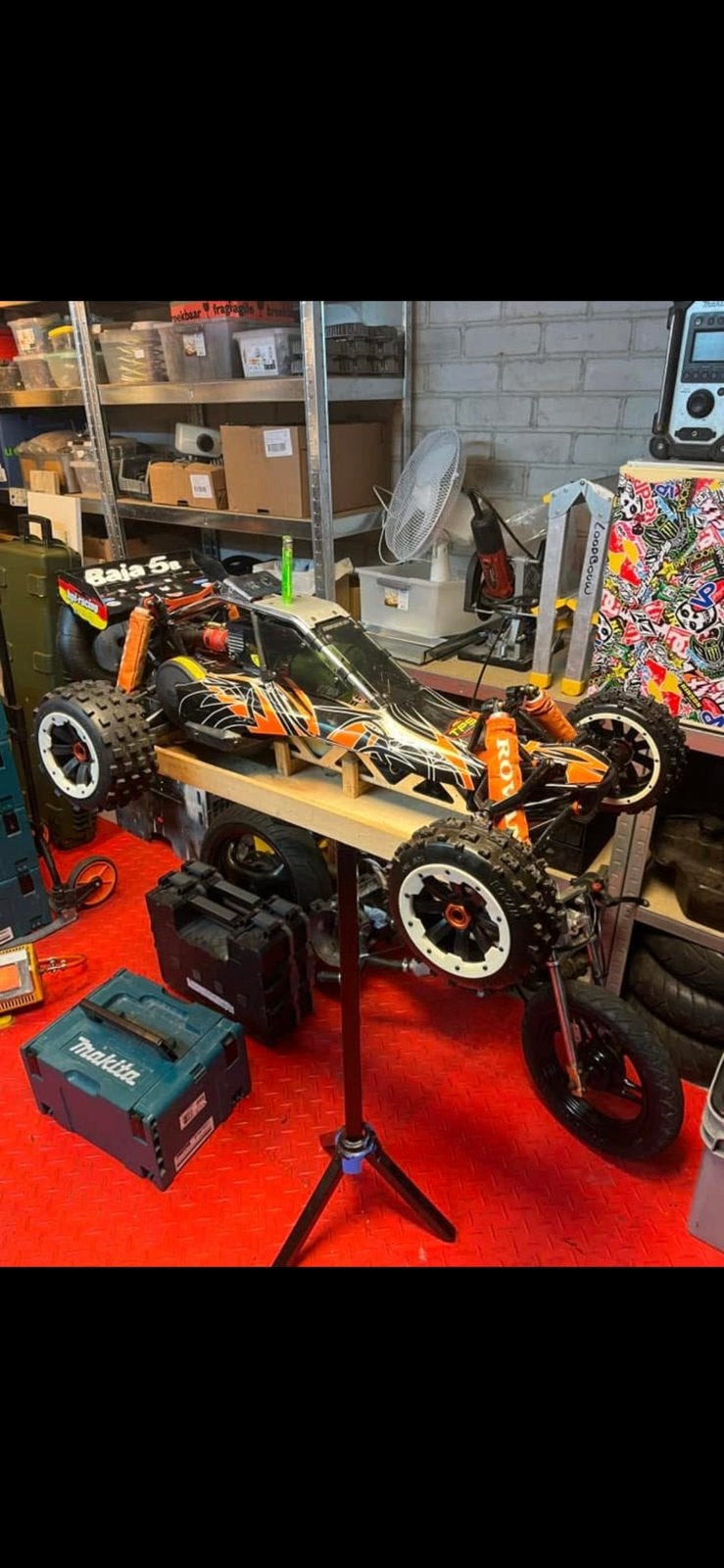 RC Baya 1:5  29cc  2-takt complete rijklare set!, Ophalen, Benzine, Gebruikt, Auto offroad