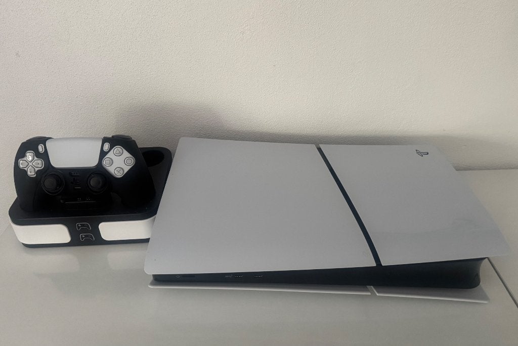 PS5 Slim Digital Edition 1TB + Controller | ZGAN, Ophalen of Verzenden, Zo goed als nieuw, Playstation 5