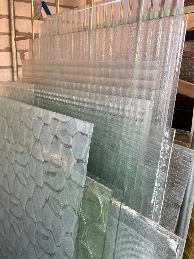 oud glas, Ophalen, Nieuw