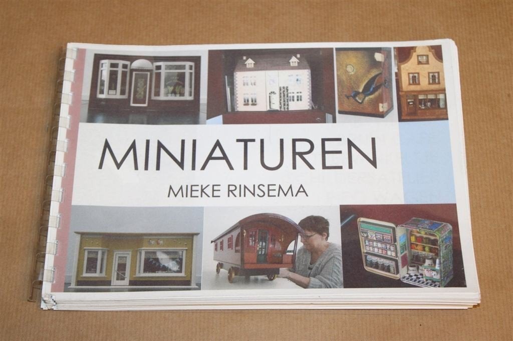 Miniaturen — Mieke Rinsema, Poppenhuis & Kijkdoos, Verzamelen, Poppenhuizen en Toebehoren, Poppenhuis, Gebruikt, -, -