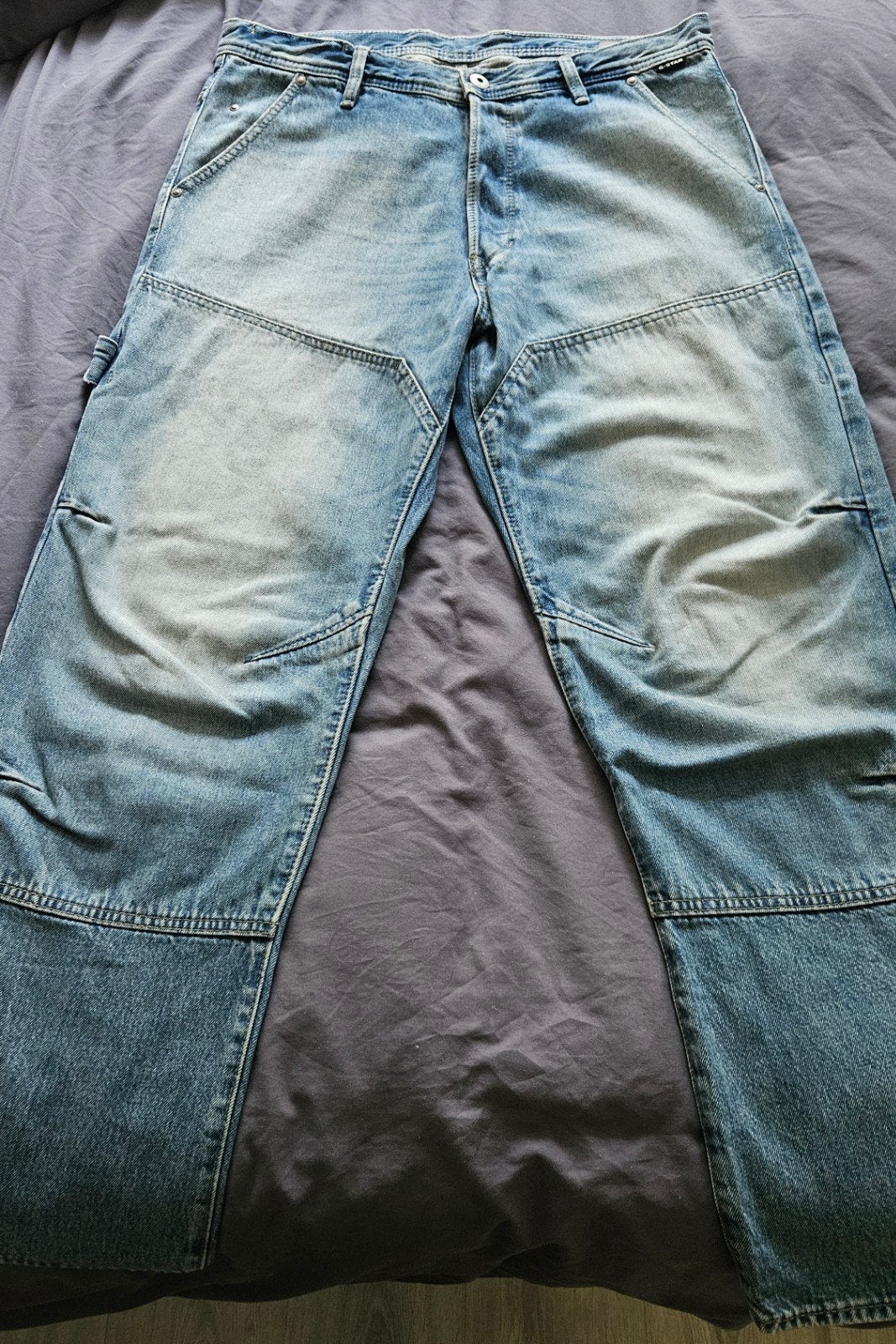 G-Star RAW Carpenter 3D Loose Jeans - Maat 33/32, Blauw, Ophalen of Verzenden, Zo goed als nieuw, W33 - W34 (confectie 48/50)