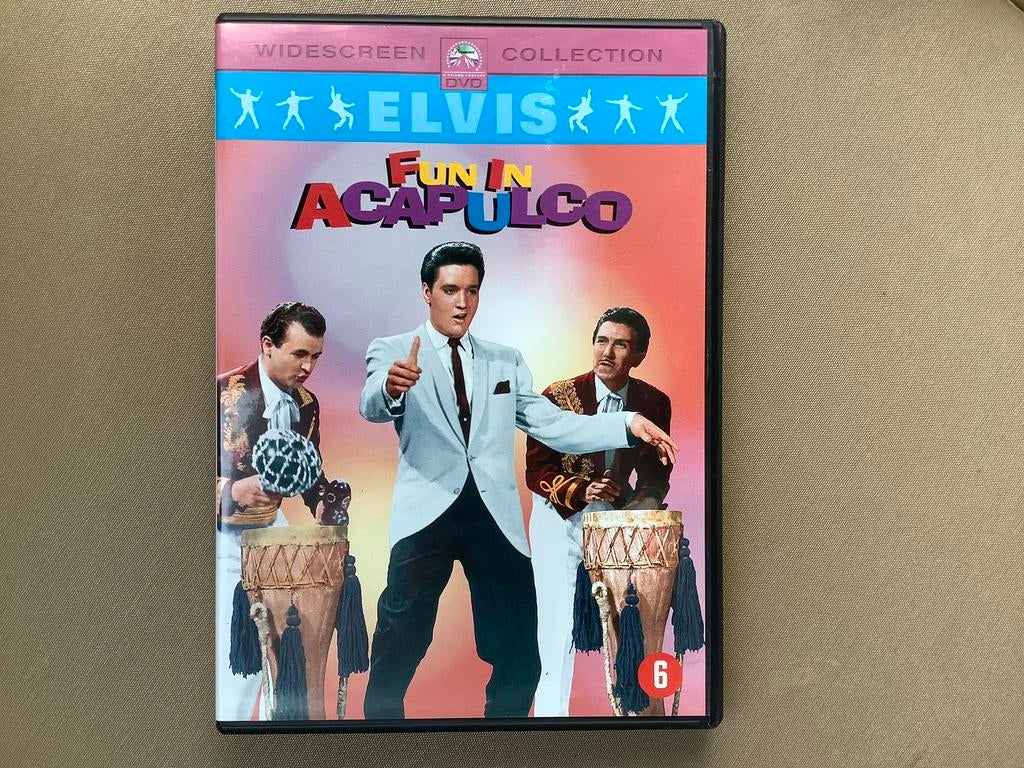 3. Fun in Acapulco, Elvis Presley, Ursula Andress (1963)., Cd's en Dvd's, Ophalen of Verzenden, Zo goed als nieuw, Komedie, Alle leeftijden