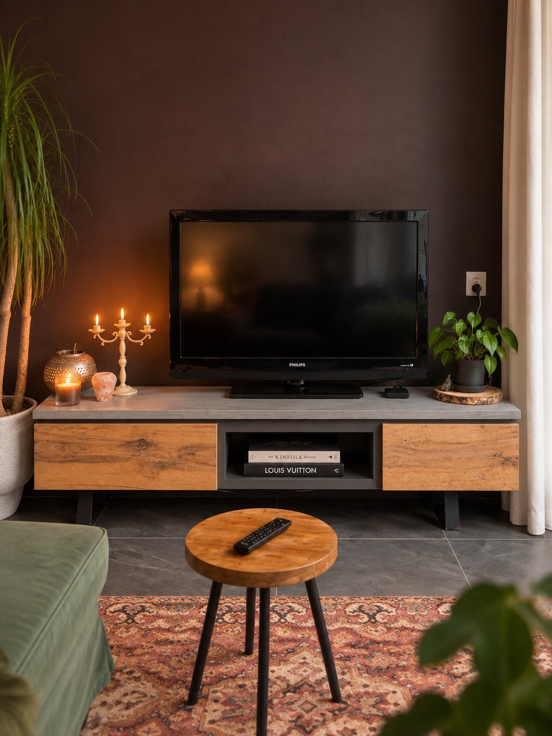 Philips flatscreen TV 80 cm breed – werkt goed, Ophalen, Philips, 50 Hz, Zo goed als nieuw
