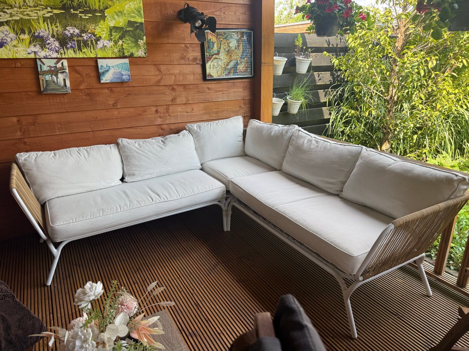 Loungebank Club Collection Beach 7, Ophalen, 5 zitplaatsen, Rotan, Zo goed als nieuw