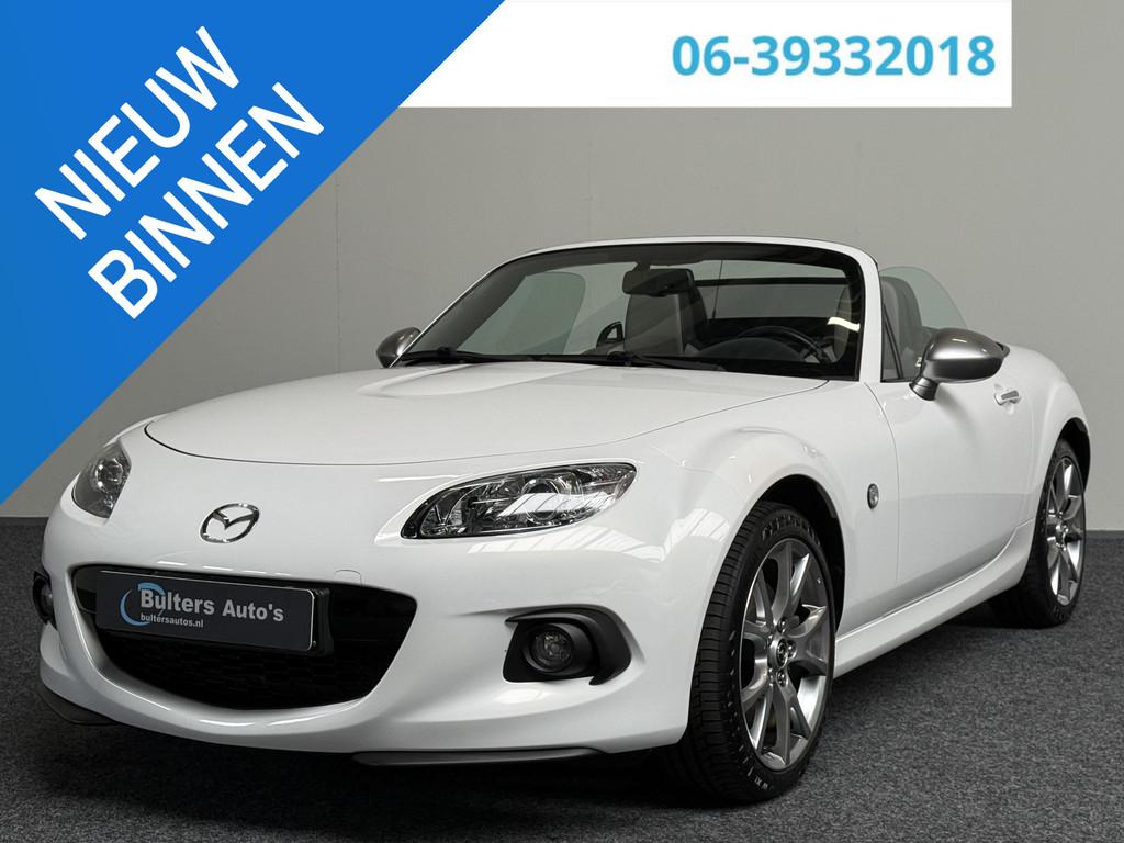 Mazda MX-5 1.8 Silver Edition | LEDER | CARPLAY | CAMERA, Achterwielaandrijving, Gebruikt, Beige, 4 cilinders