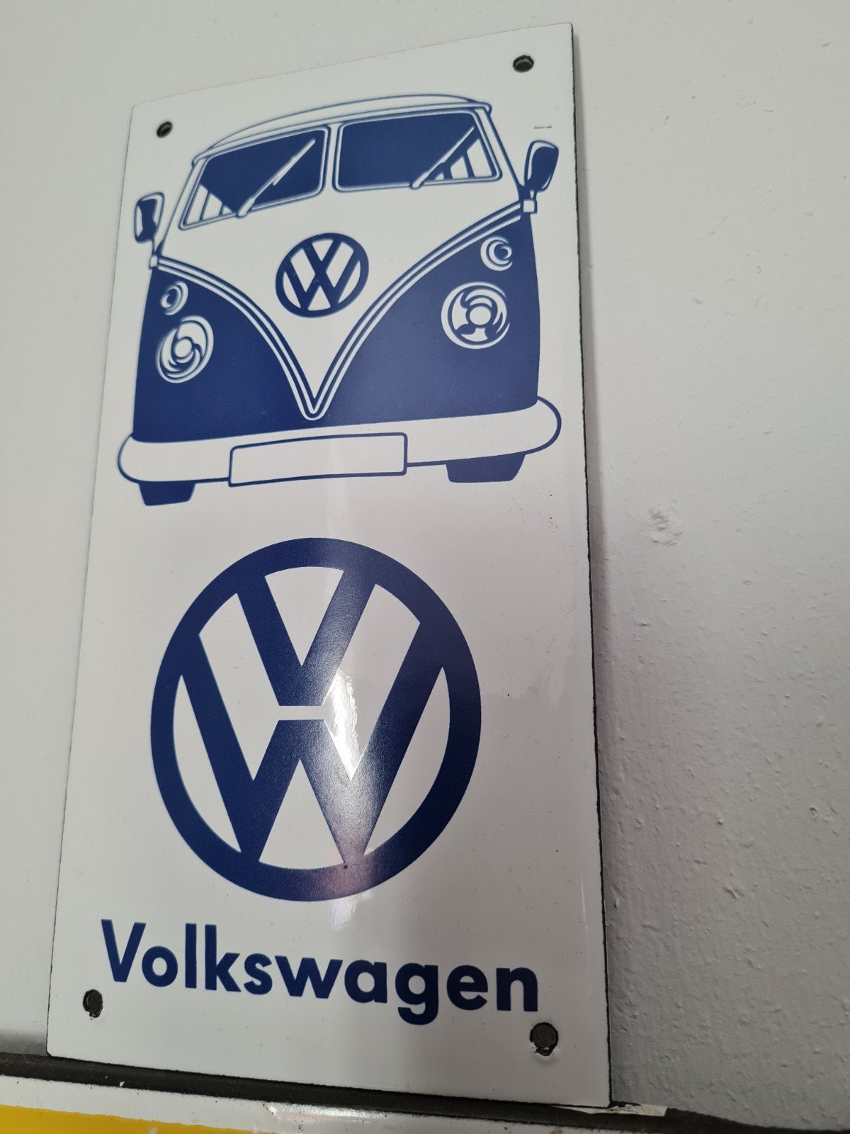 Emaille borden VW, Ophalen of Verzenden