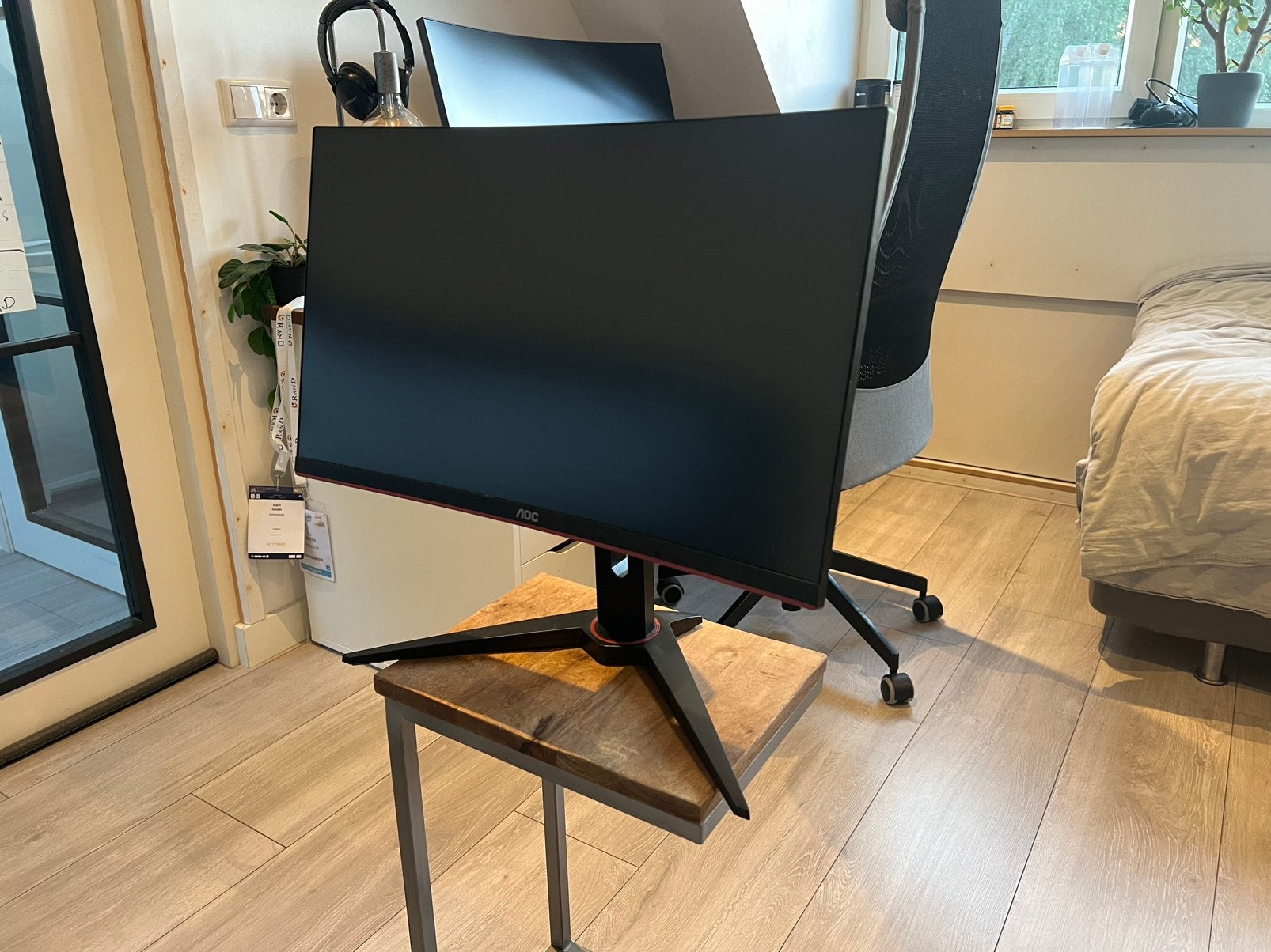 AOC 24 inch curved gaming monitor - 144hz 1920x1080px, Ophalen of Verzenden, Zo goed als nieuw