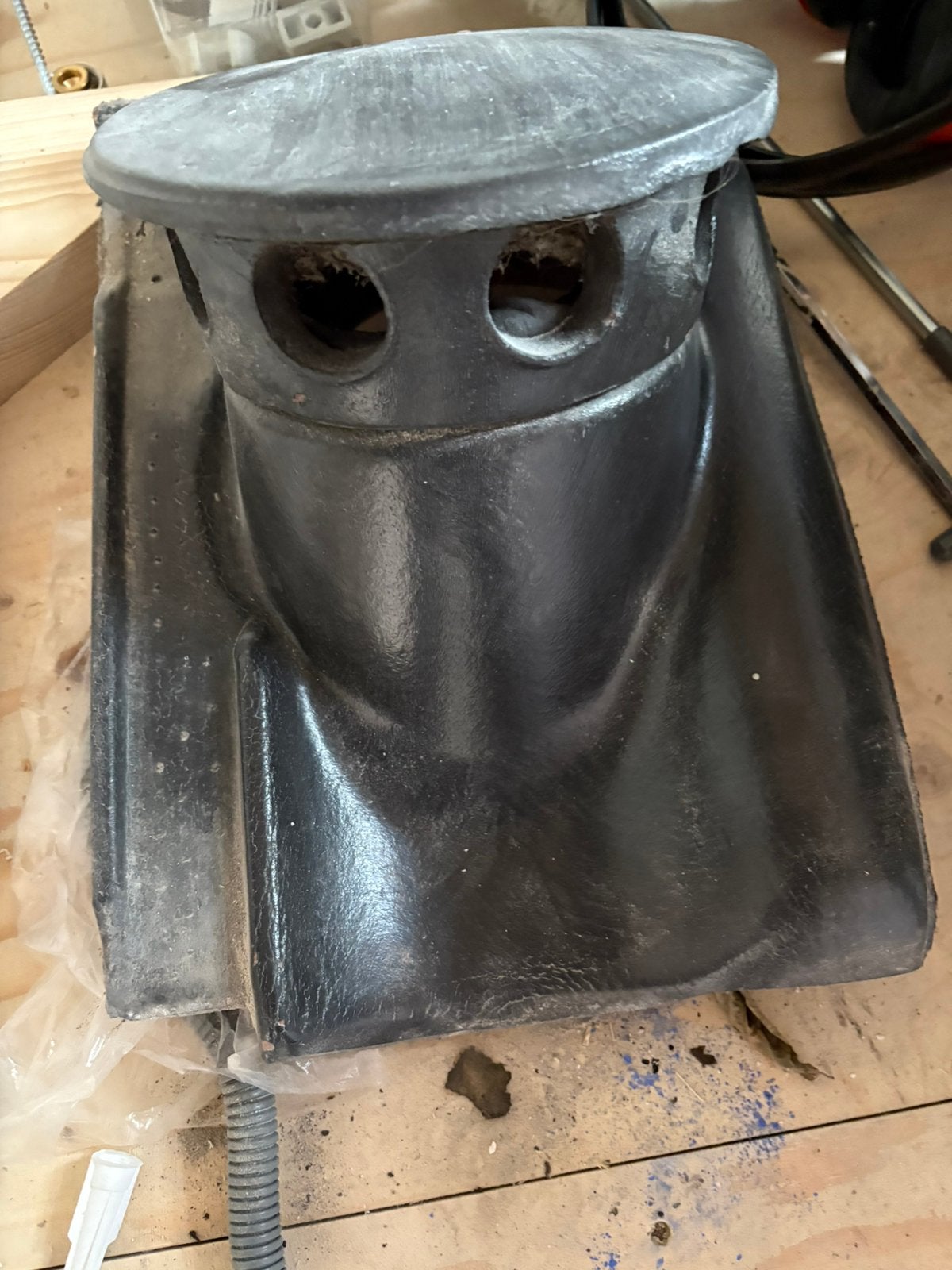 Dakpan dakdoorvoer voor luchtdroger pottelberg belgium, Doe-het-zelf en Verbouw, Dakpannen en Dakbedekking, Ophalen, Gebruikt