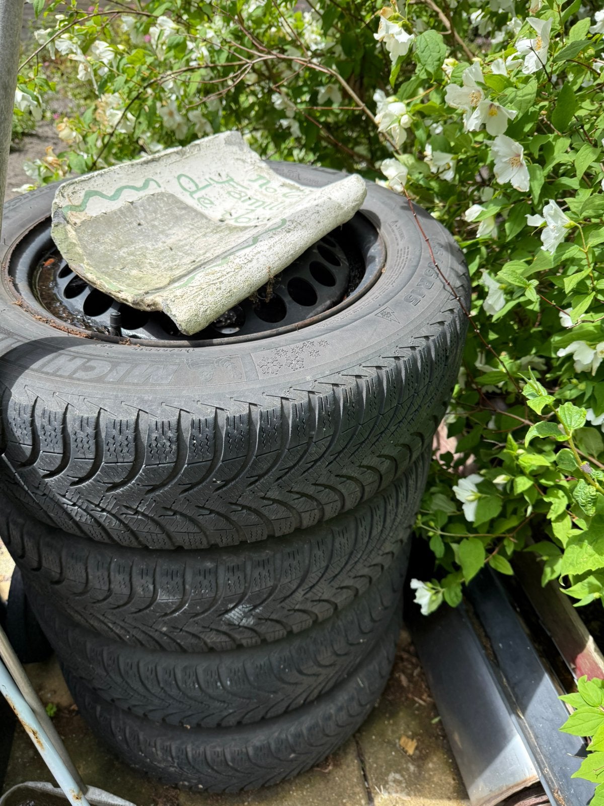 ZGAN 15 inch Winterbanden met velg, Ophalen, Zo goed als nieuw